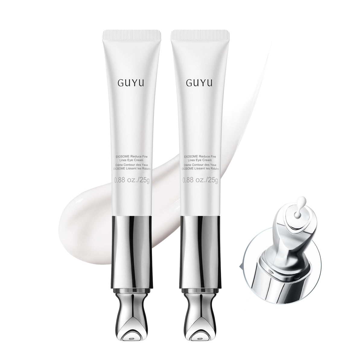 PDRN EMS Eye Cream Dark Circle Vibrating Exosome Anti Aging - GUYU Official Imagery - 2