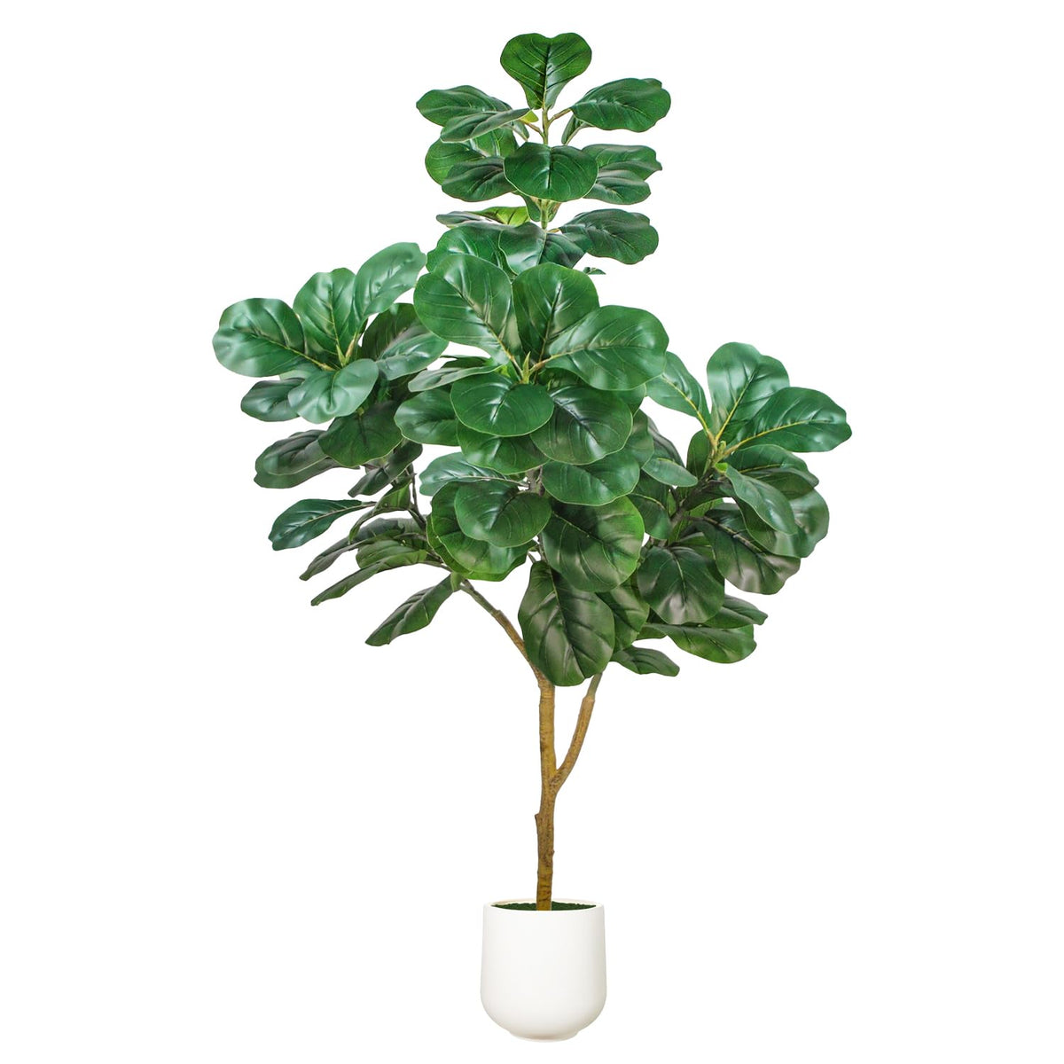 Artificial Fiddle Leaf Fig Tree 5ft Realistic Fake Plants - Aoxiwhcse Official Imagery - 1