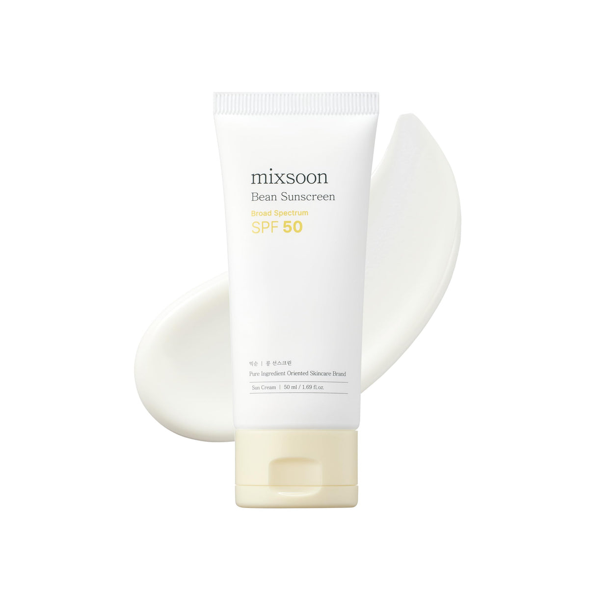 mixsoon Bean Sunscreen Lightweight Airy Texture SPF 50 No – product photo (Sunscreens)