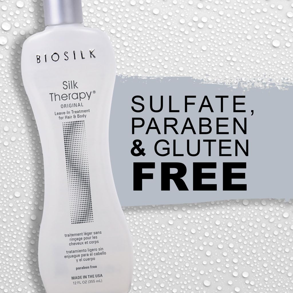BioSilk Silk Therapy Original Leave In Hair Treatment 12 Oz - BioSilk Official Imagery - 8