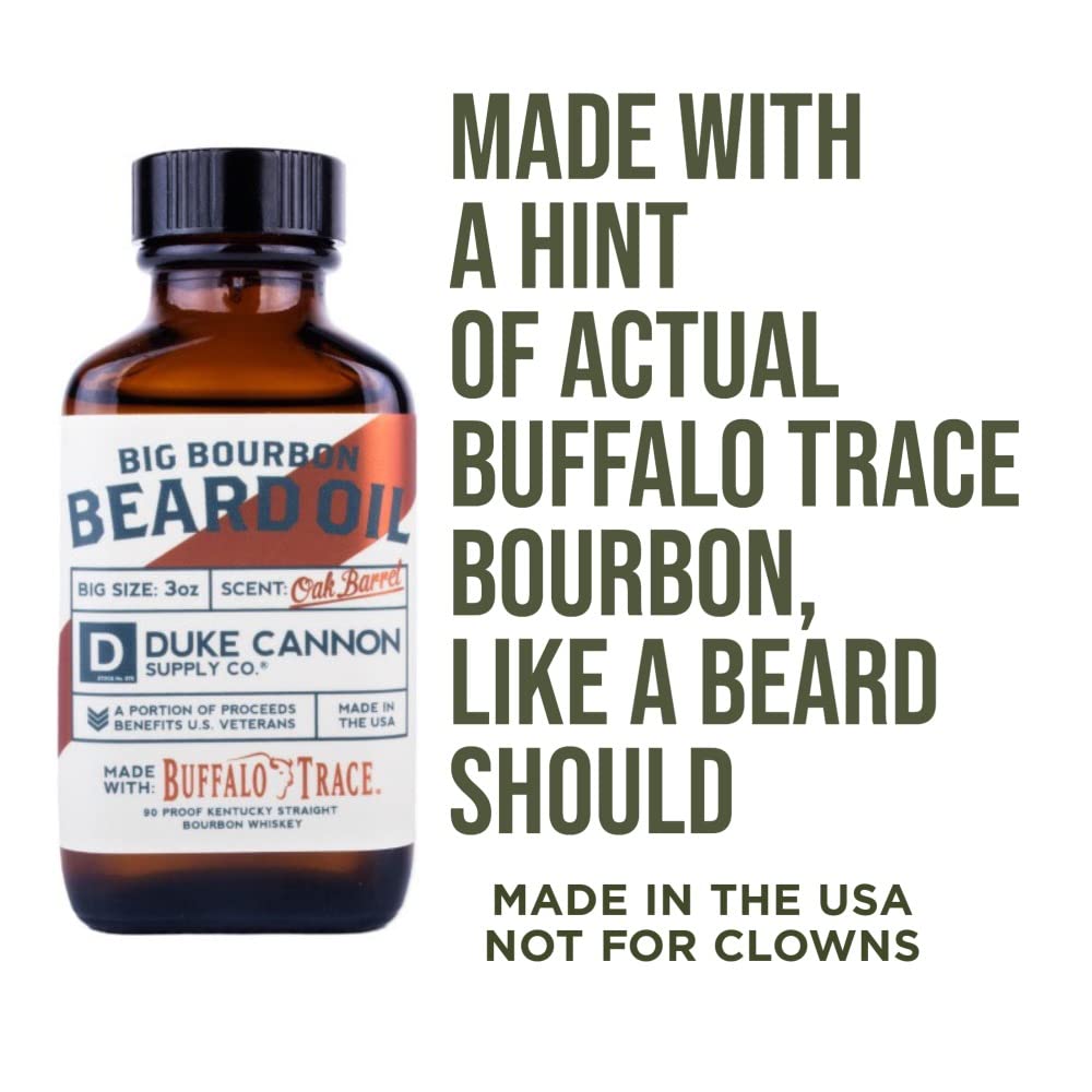 Duke Cannon Big Bourbon Beard Care Kit Oak Barrel Scent 3 - Duke Cannon Supply Co. Official Imagery - 4