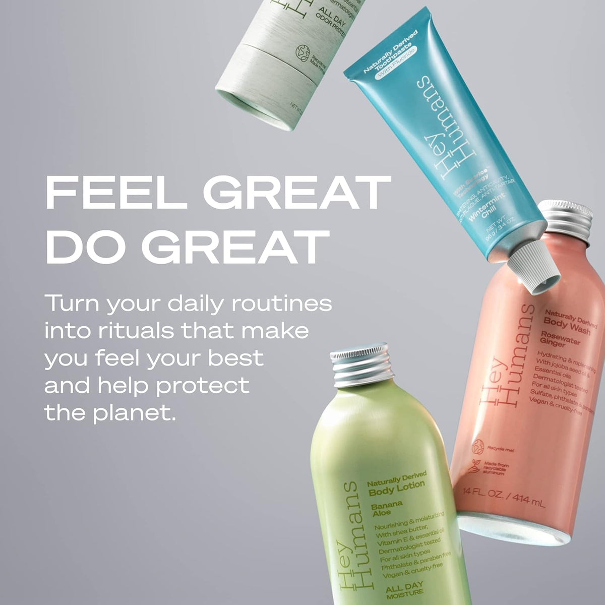 Hey Humans Deodorant Aluminum Free Deodorant for Women and - HEY HUMANS Official Imagery - 4