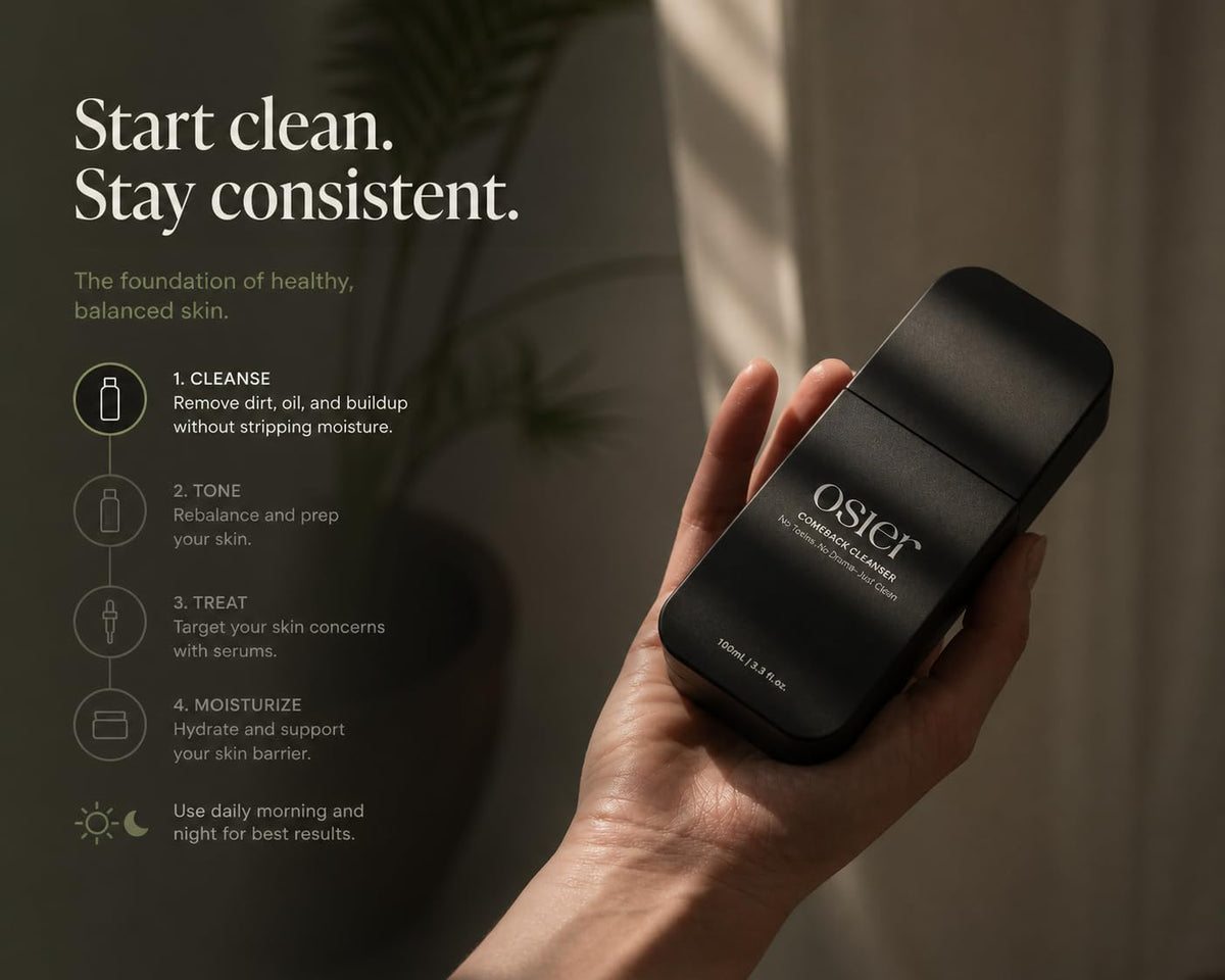 Osier Comeback Face Cleanser Korean Skincare Daily Face Wash - Osier Official Imagery - 7
