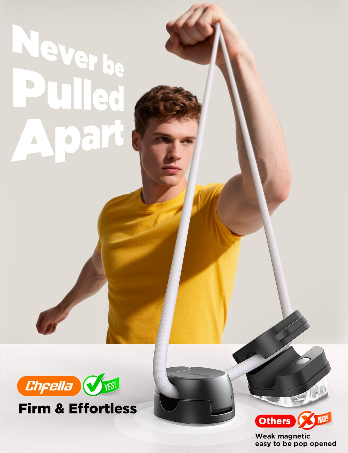 Chfeila – Cable Staples on display