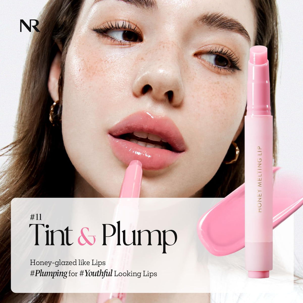 Nature Republic HONEY MELTING LIP 11 PINK – close-up detail