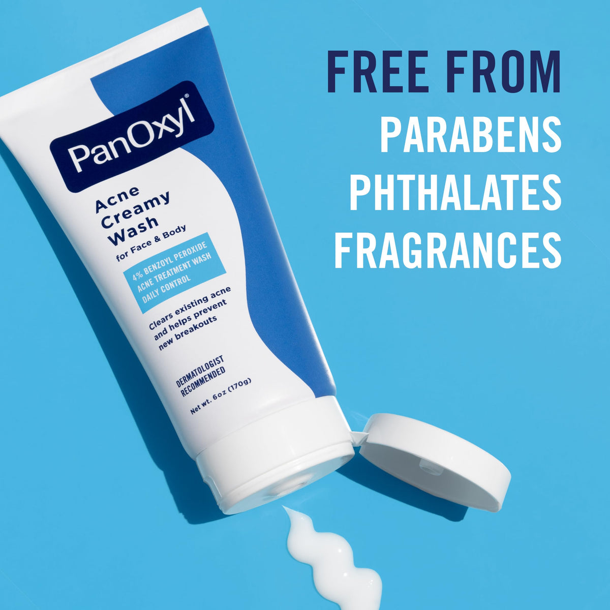 PanOxyl Antimicrobial Acne Creamy Wash 4 Benzoyl Peroxide 6 – alternate angle