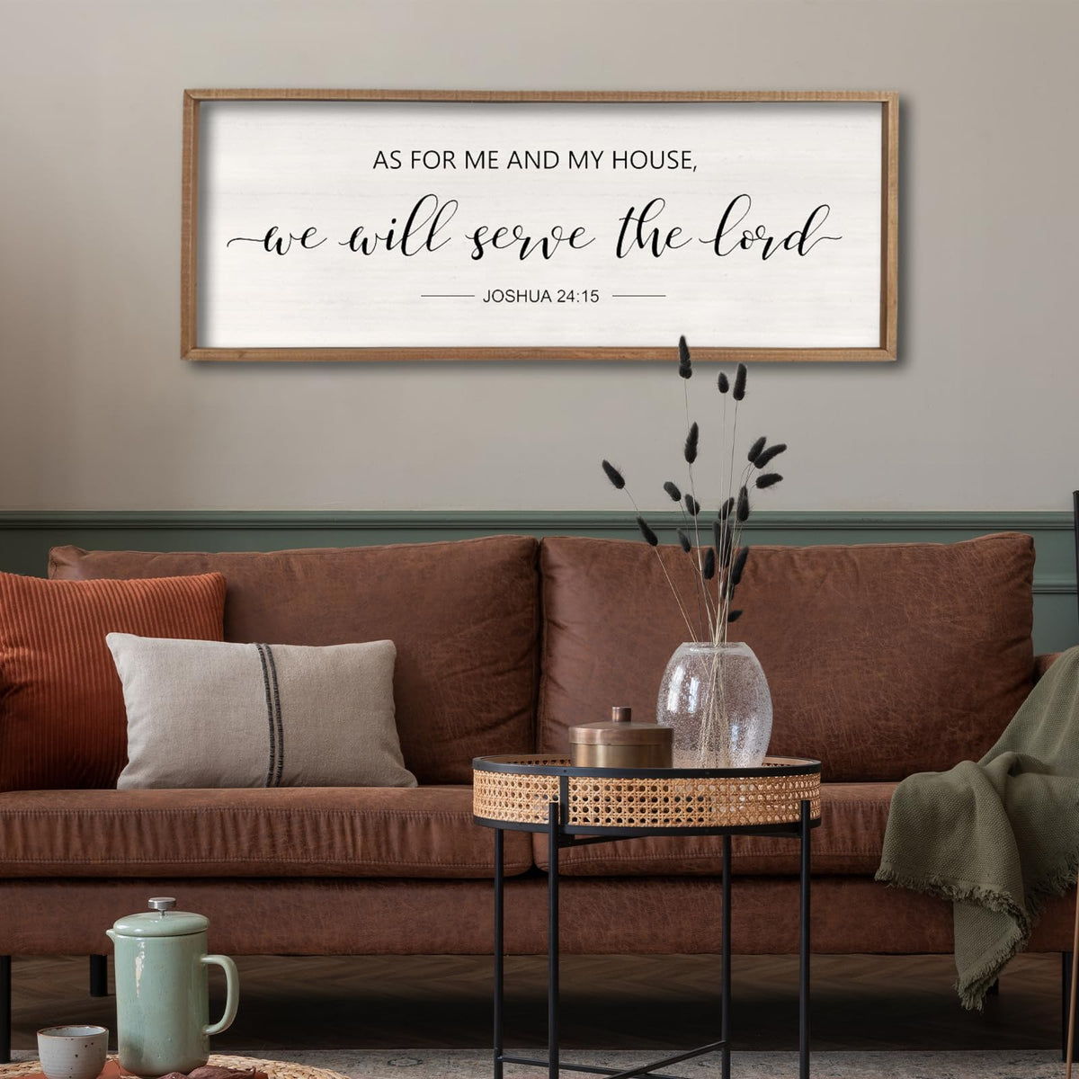 As For Me And My House We Will Serve The Lord Wall Decor 32 - comurdyo Official Imagery - 6
