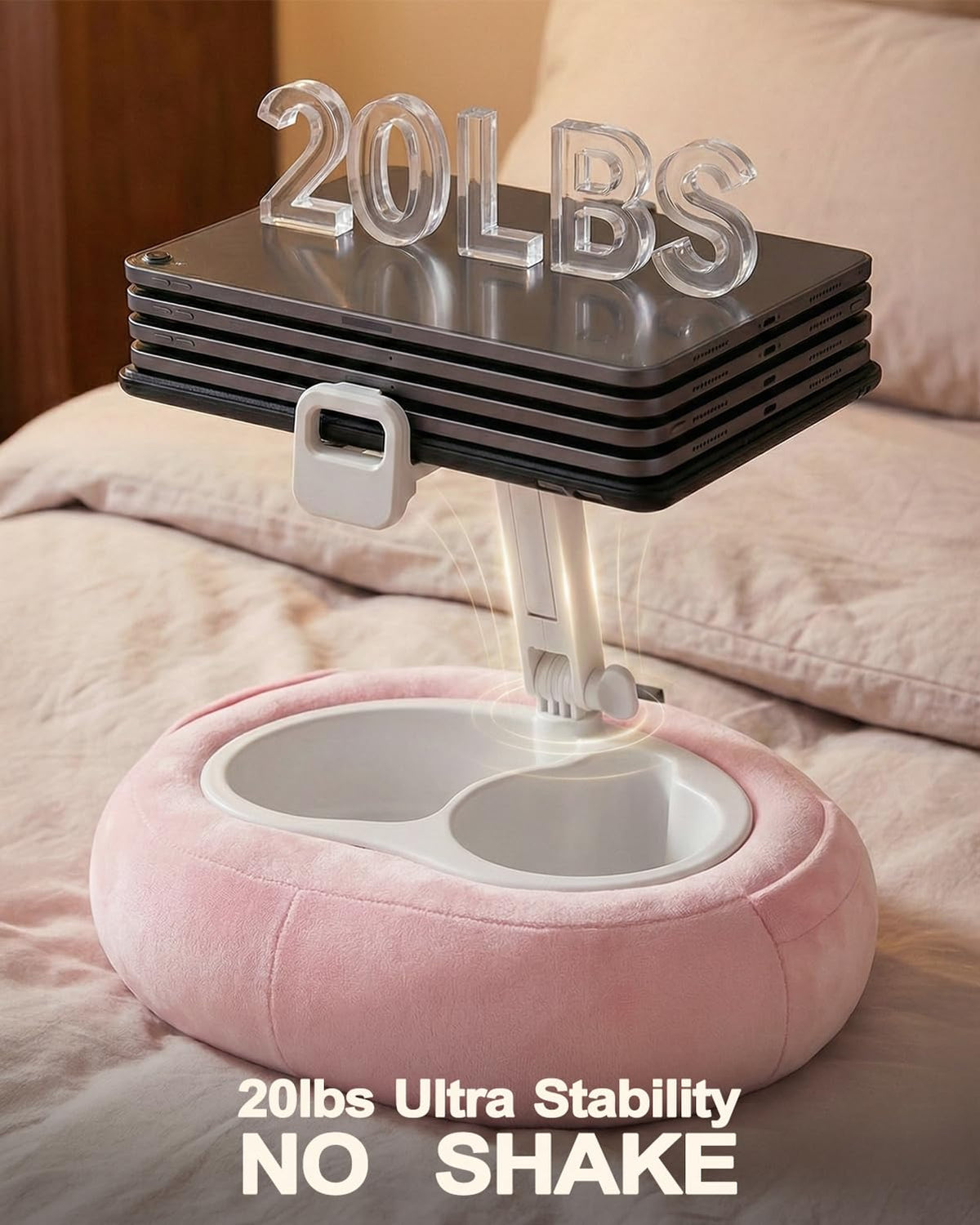 Miledi Tablet Pillow Stand for Bed with 360 Rotating Holder - Miledi Official Imagery - 8