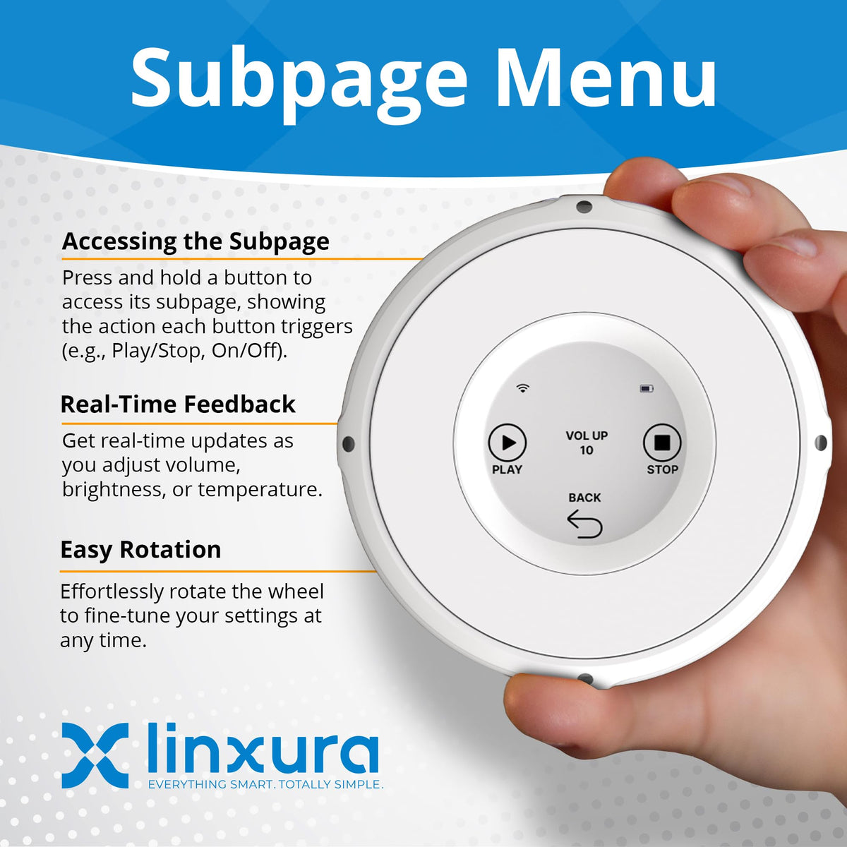 Smart Home Controller Bluetooth Controller - Linxura Official Imagery - 6