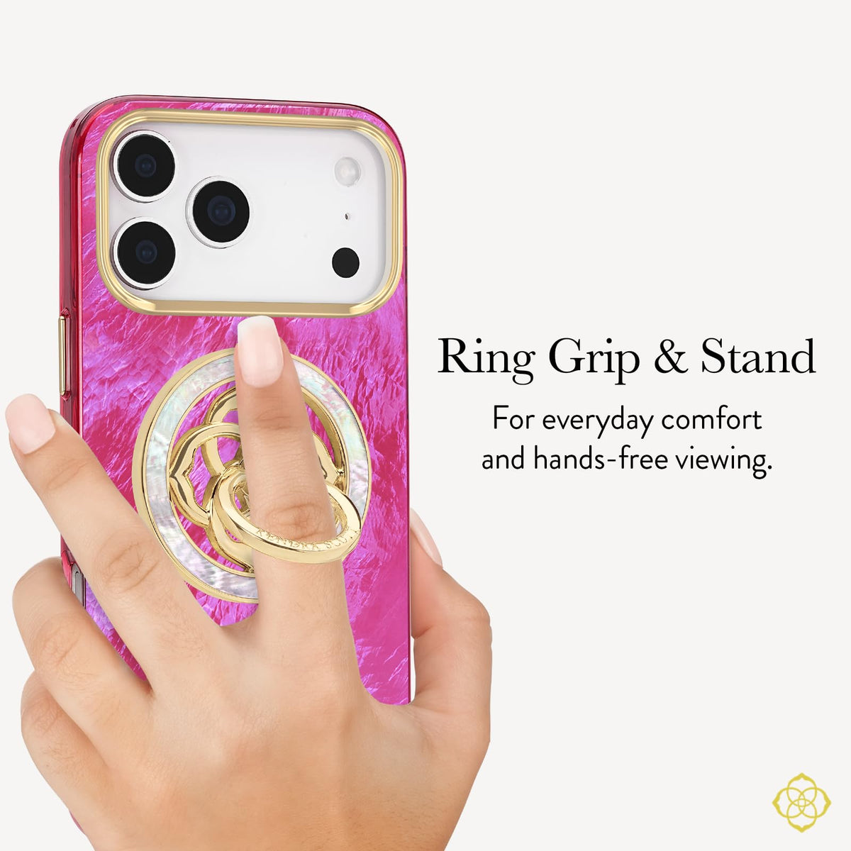 Kendra Scott Magnetic Phone Ring Grip with Stand Mother of - Premium Selection Official Imagery - 7