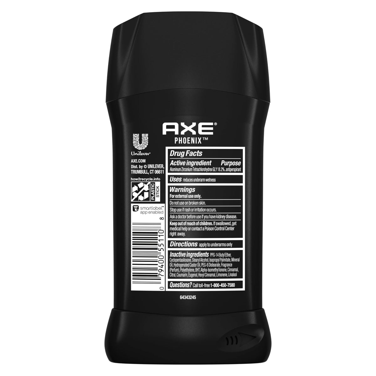 AXE Antiperspirant Phoenix 4PK 48H Sweat Odor Protection 4 – close-up detail