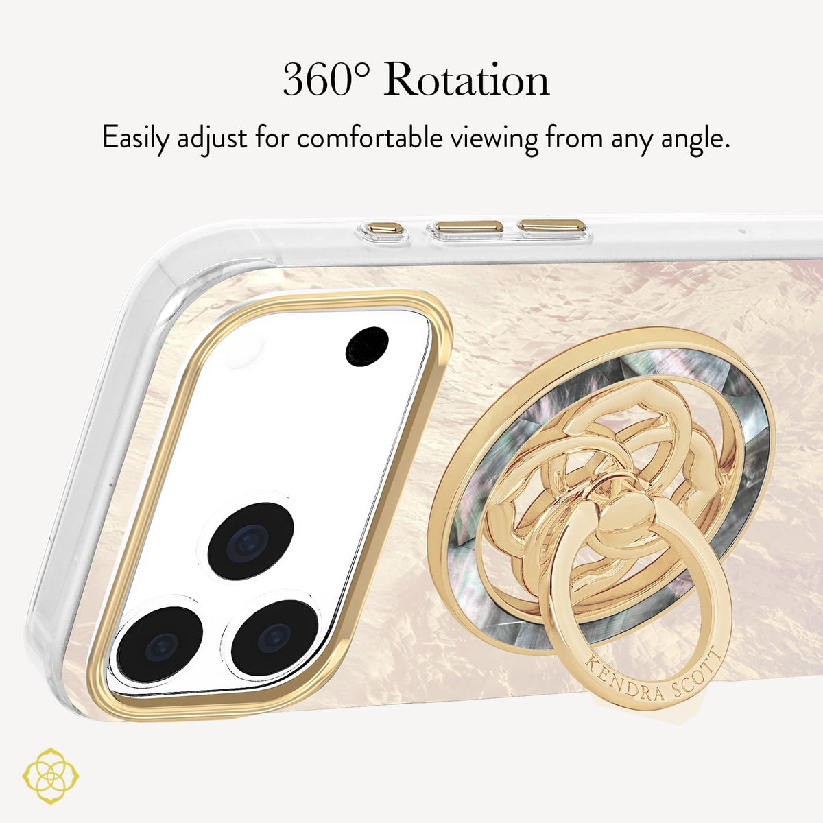 Kendra Scott Magnetic Phone Ring Grip with Stand - Case-Mate Official Imagery - 6