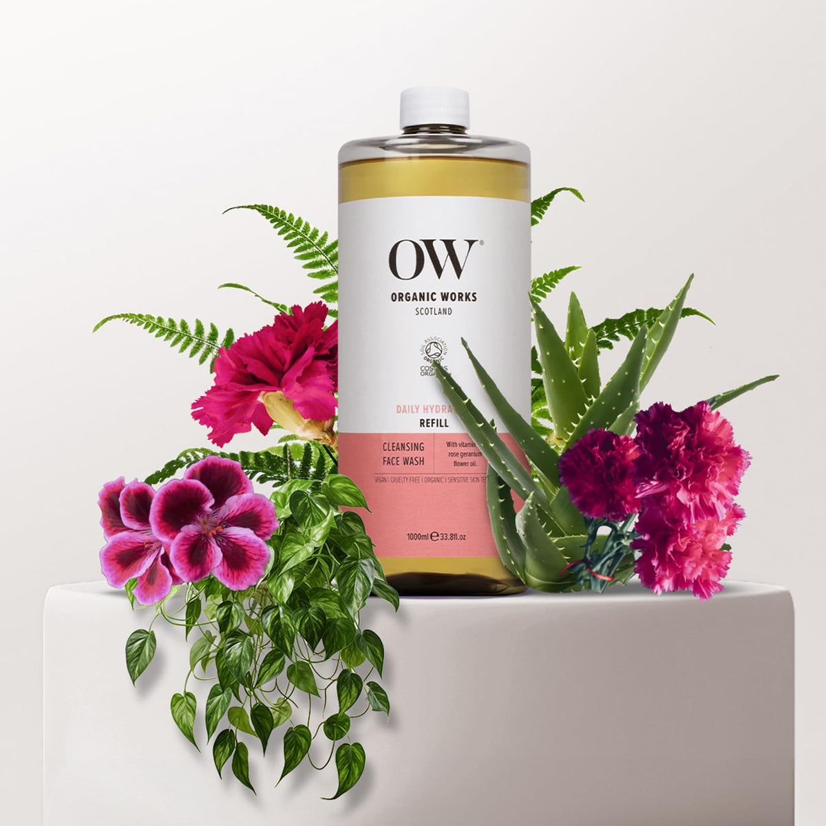Organic Works Daily Hydration Cleansing Face Wash for Women - Organic Works Official Imagery - 7