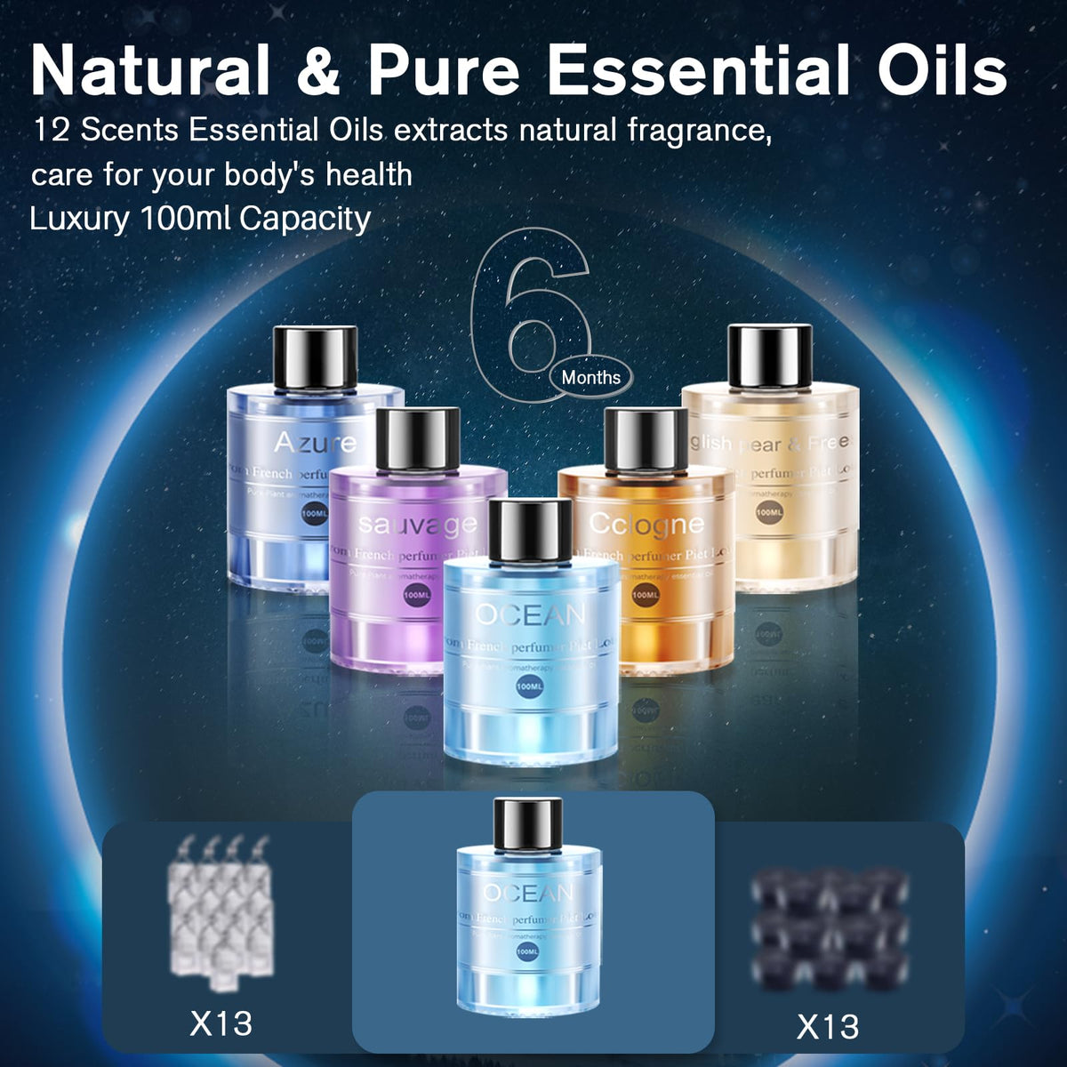 Smart Car Air Freshener Diffuser with 100ml Perfume - Amor Lyris Official Imagery - 8