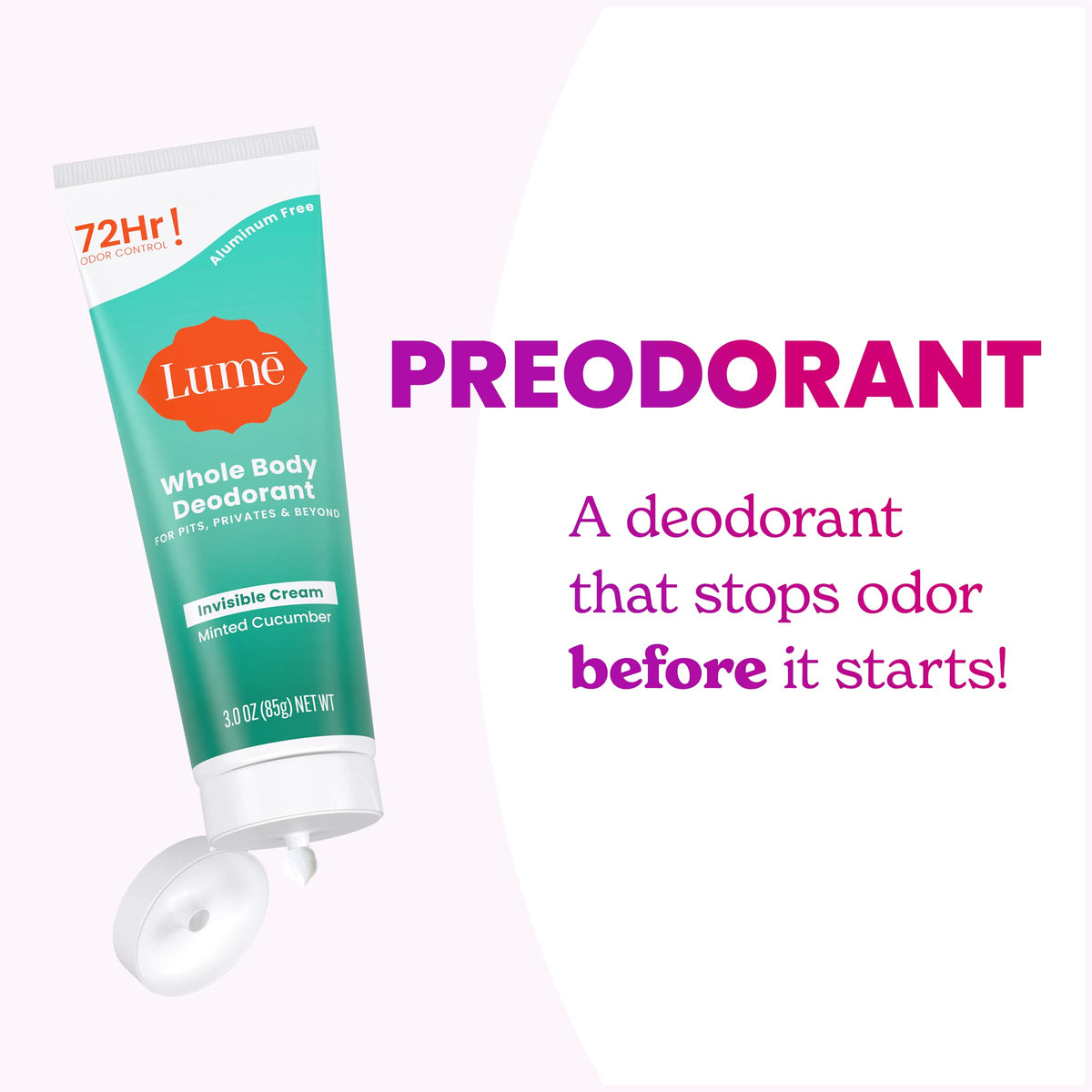 Lume – Deodorant on display