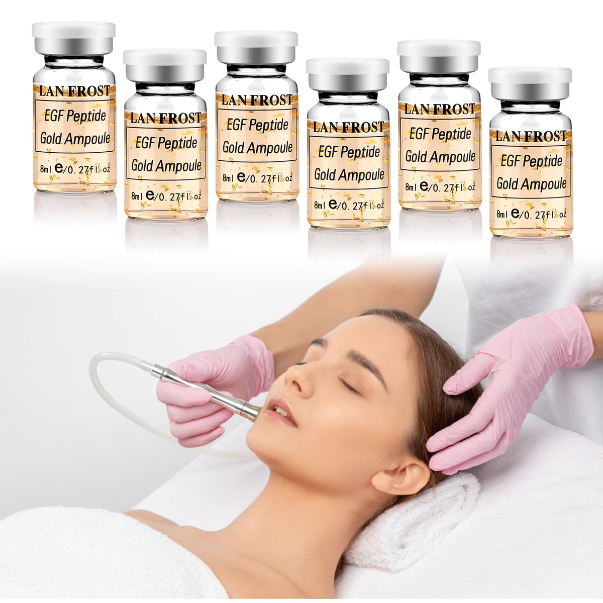 BB Booster Serum Kit EGF Peptide Gold Ampoule - TRESSON Official Imagery - 5