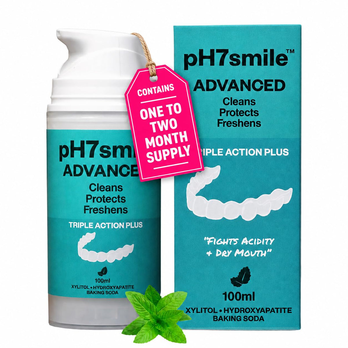 Advanced Gel Overnight Retainer Cleaner Plus Tooth - pH7smile Official Imagery - 2