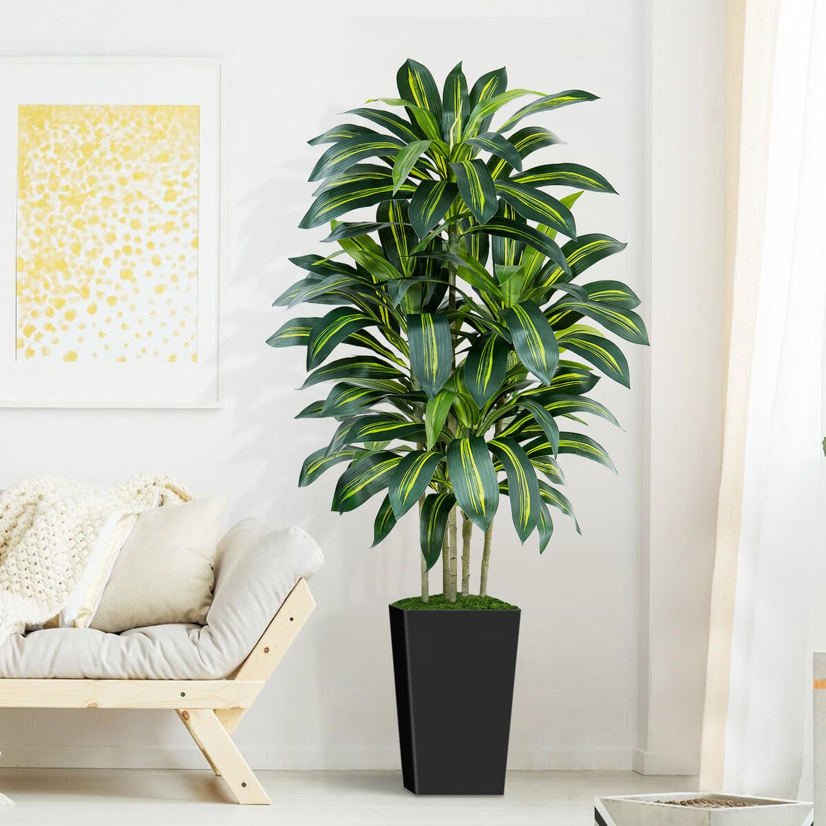 5FT Artificial Dracaena Tree - Keeplush Official Imagery - 7