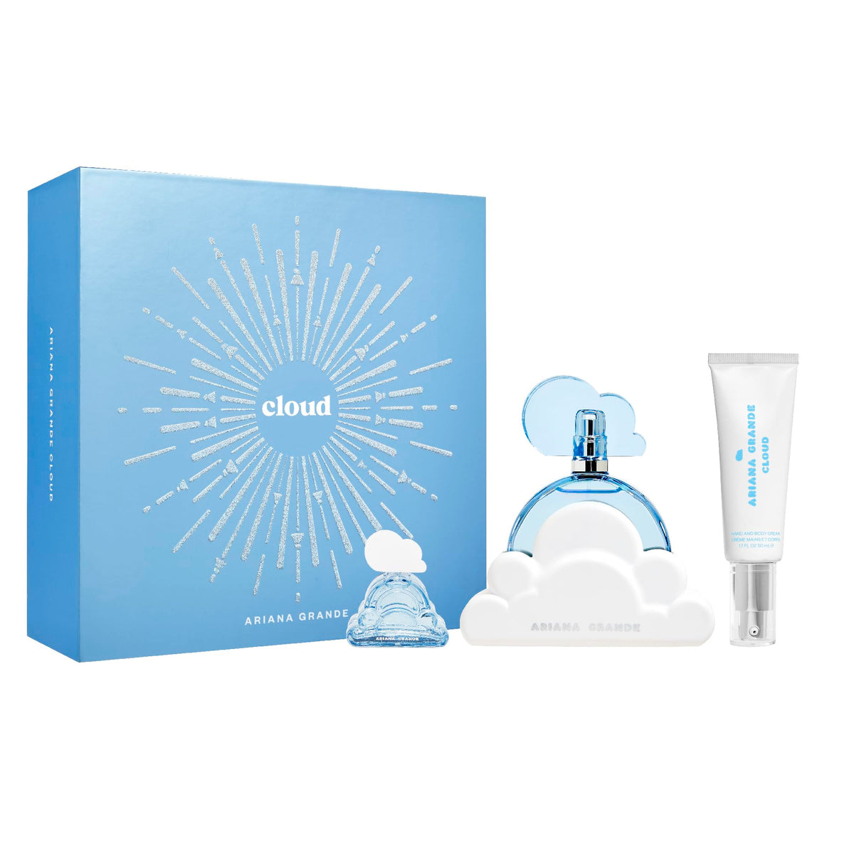 Premium Selection Ariana Grande Cloud Body Mist Warm Gourmand Fragrance for – packaging and label