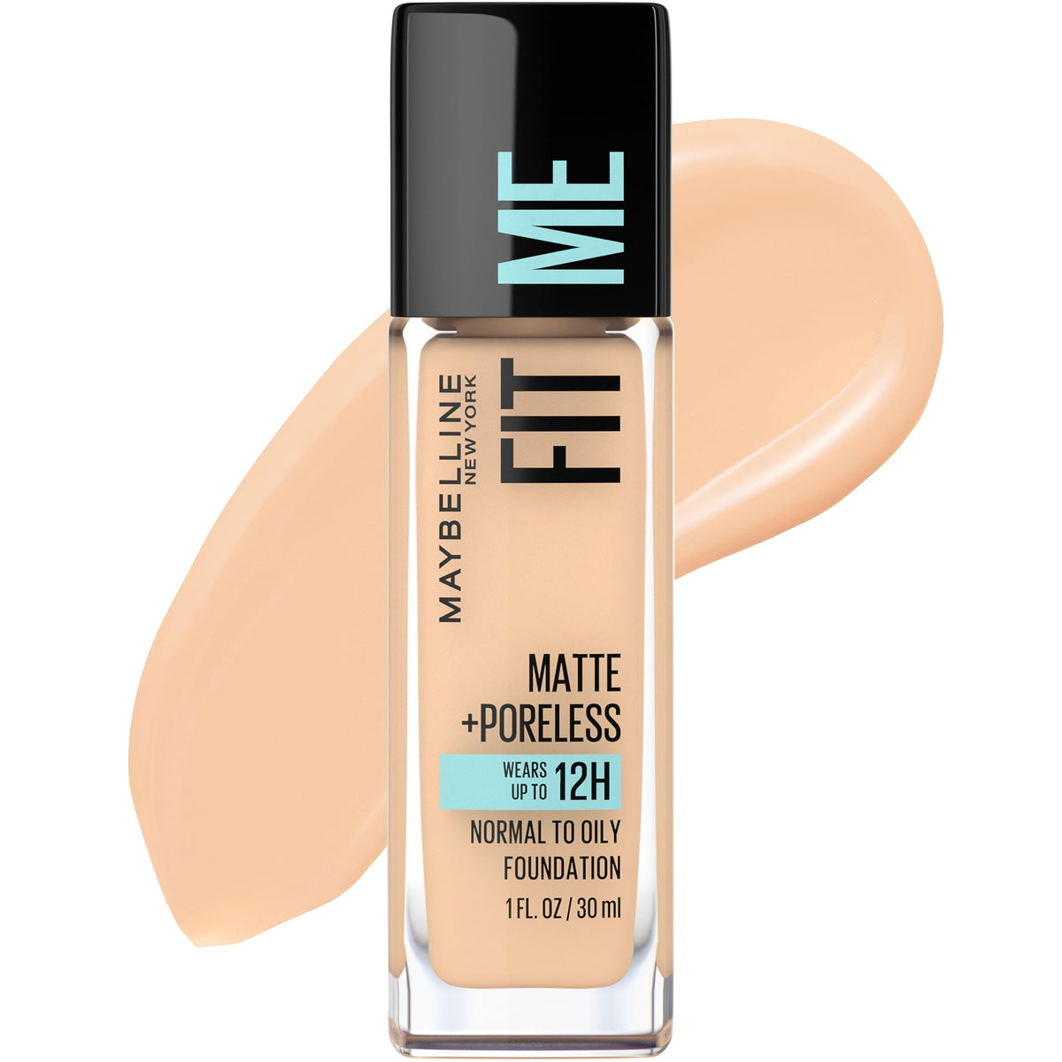 Maybelline Fit Me Matte Poreless Liquid Oil Free Foundation – product photo (Foundation)