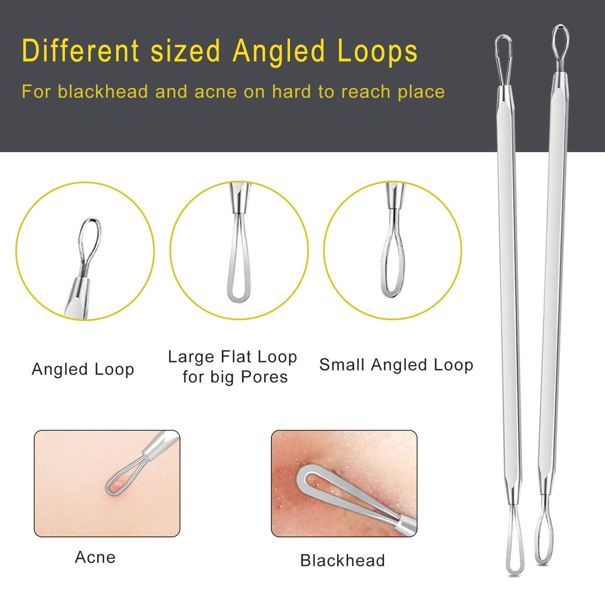 Boxoyx Pimple Popper Tool Kit – close-up detail