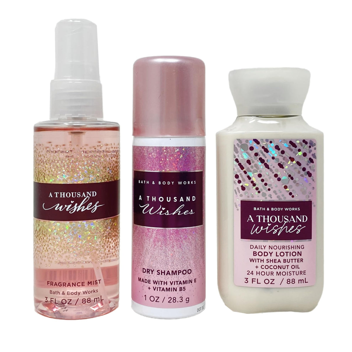 Bath Body Works A Thousand Wishes Mini Trio Gift Set - Bath & Body Works Official Imagery - 3