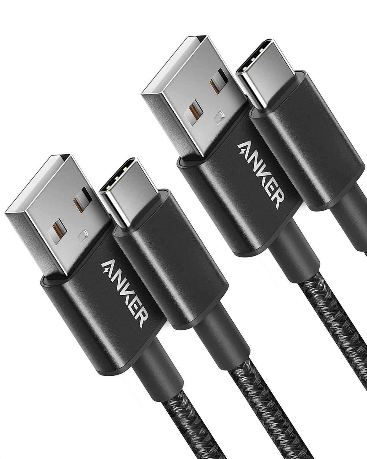 Anker USB A to USB C Cable USB to USB C Cable – Black, Nylon