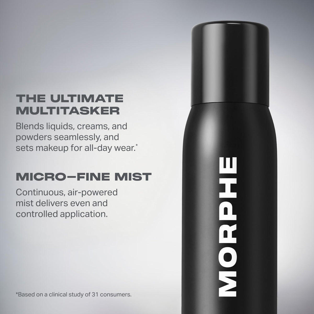 Morphe Continuous Setting Mist – packaging and label
