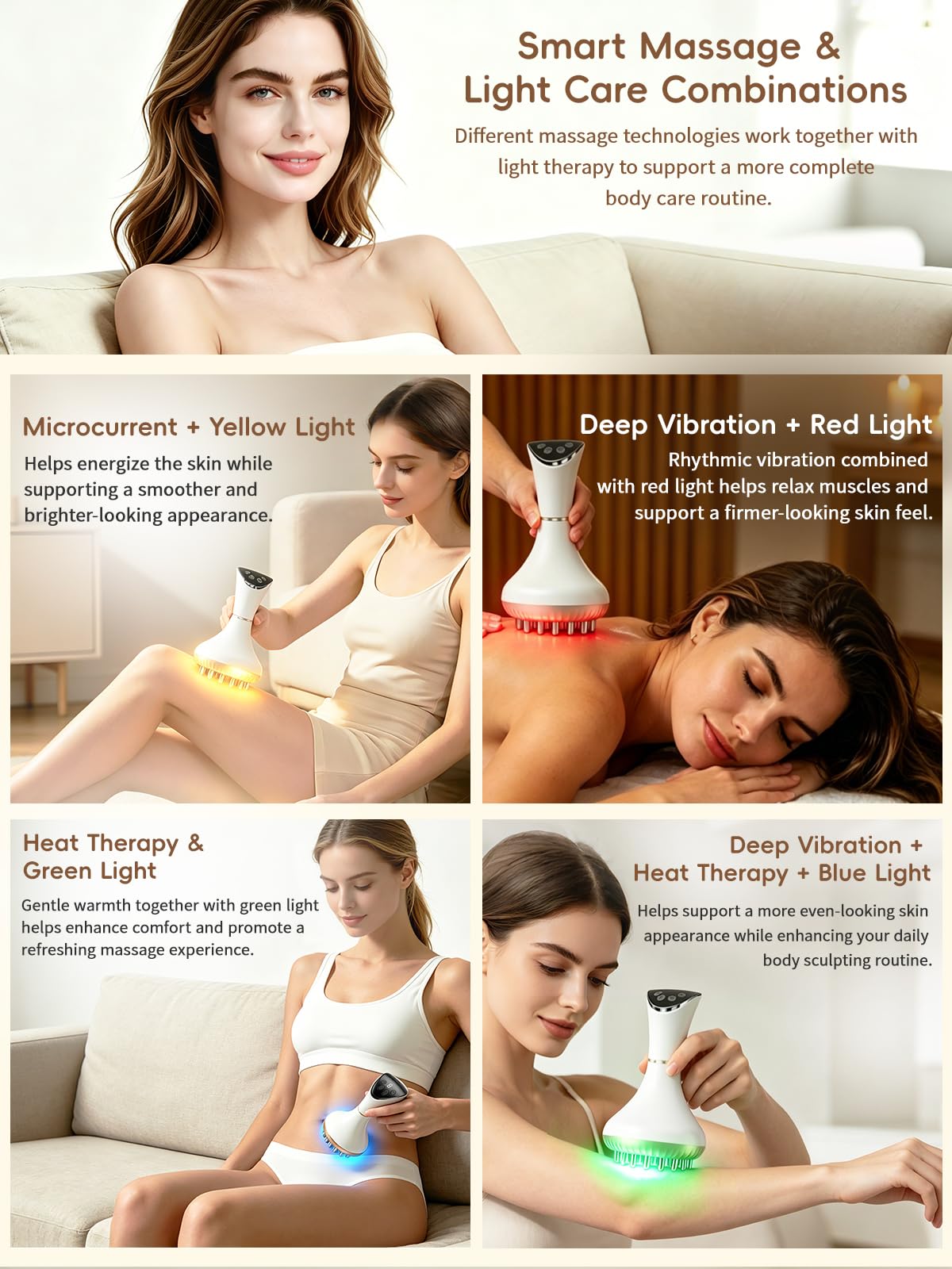 Lymphatic Drainage Massager for Body Body Massager with 4 - Teryva Official Imagery - 6