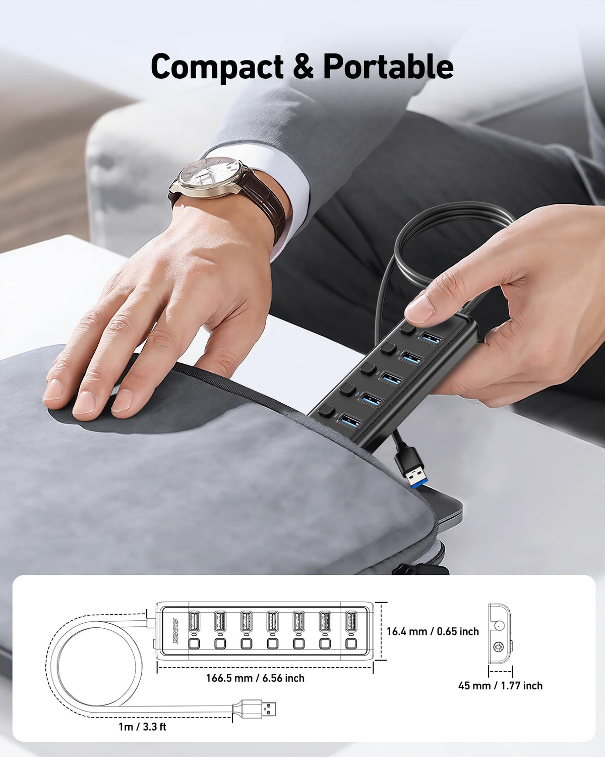 BENFEI – USB Hubs on display