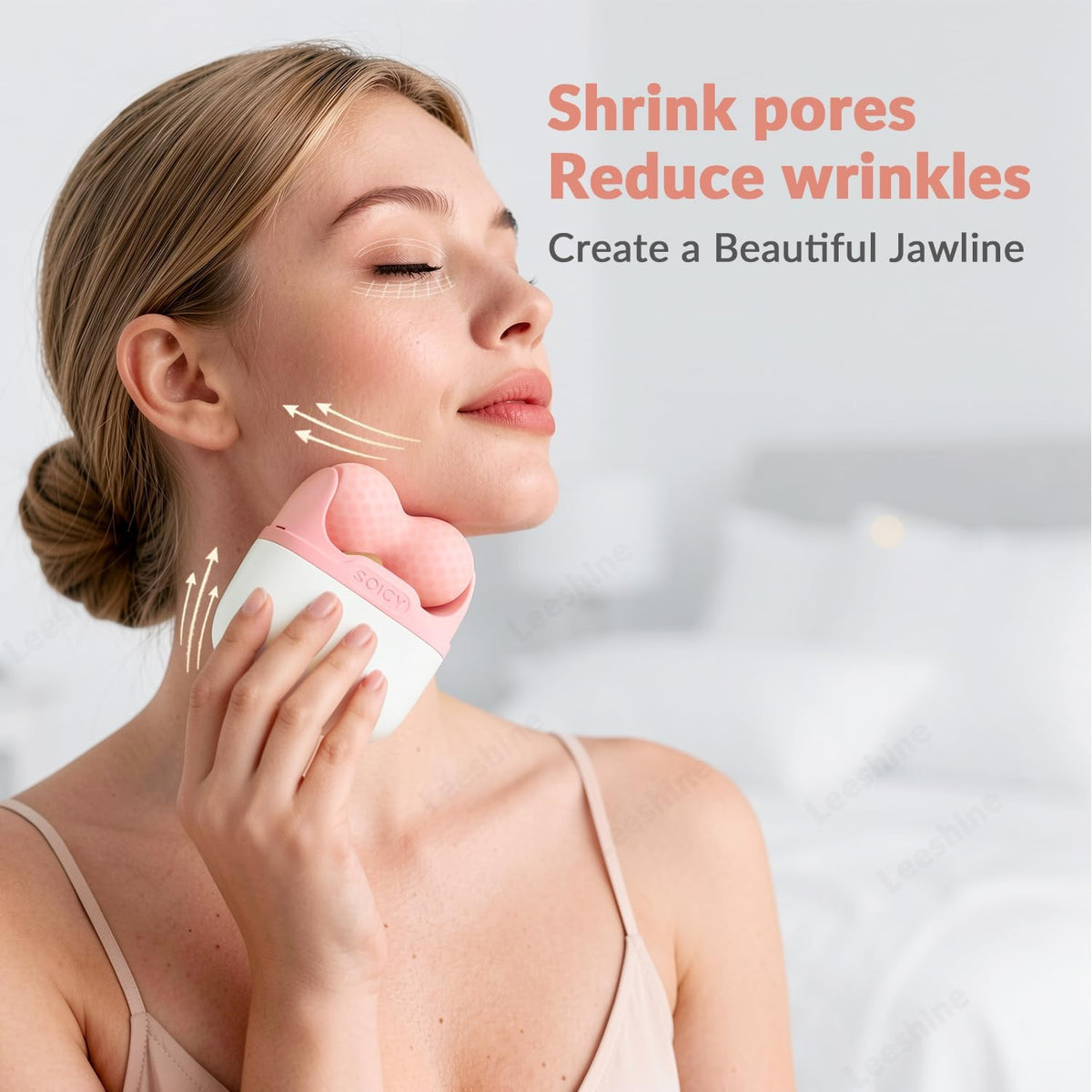 Leeshine Ice Roller Set for Face and Eyes – packaging and label