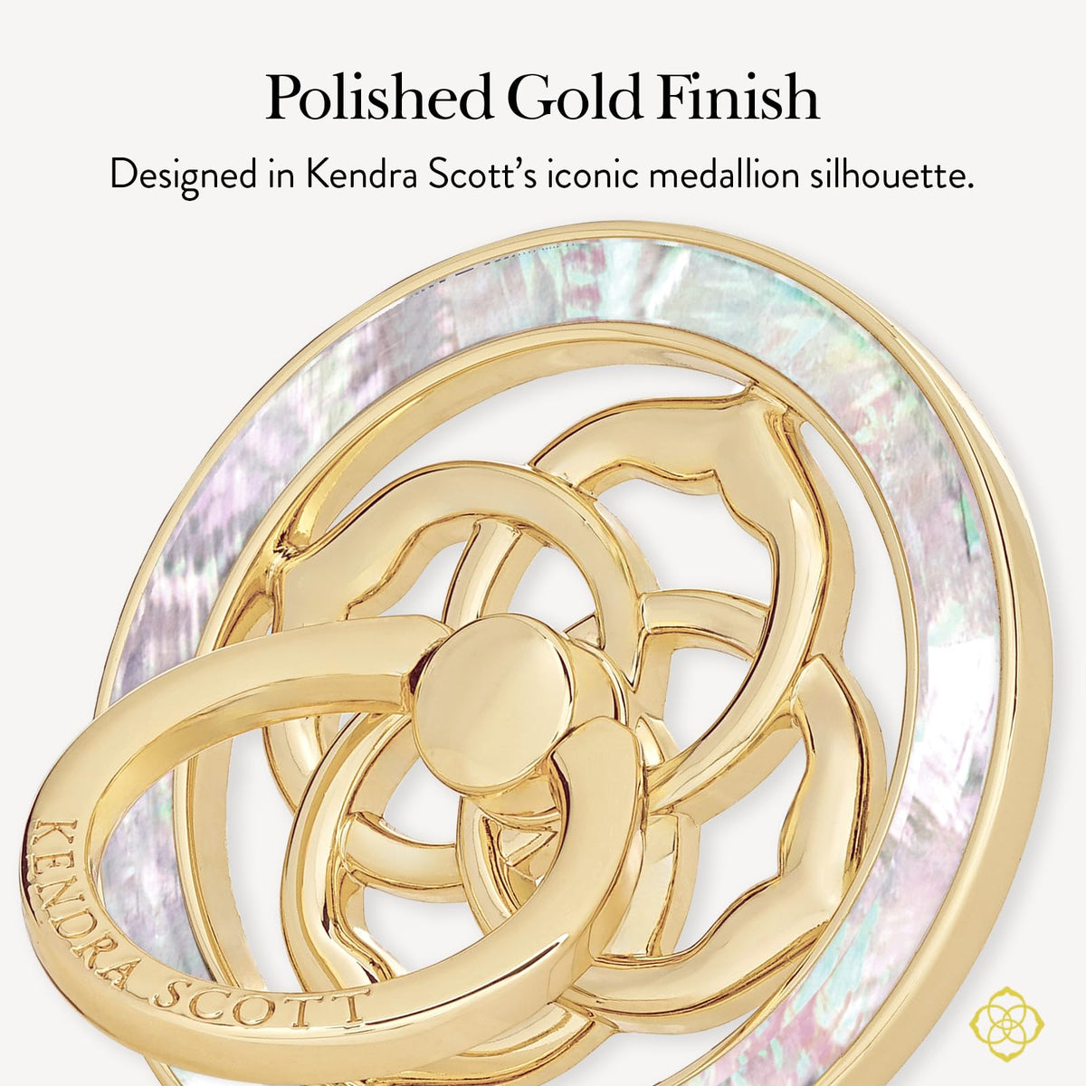 Kendra Scott Magnetic Phone Ring Grip with Stand Mother of - Premium Selection Official Imagery - 4