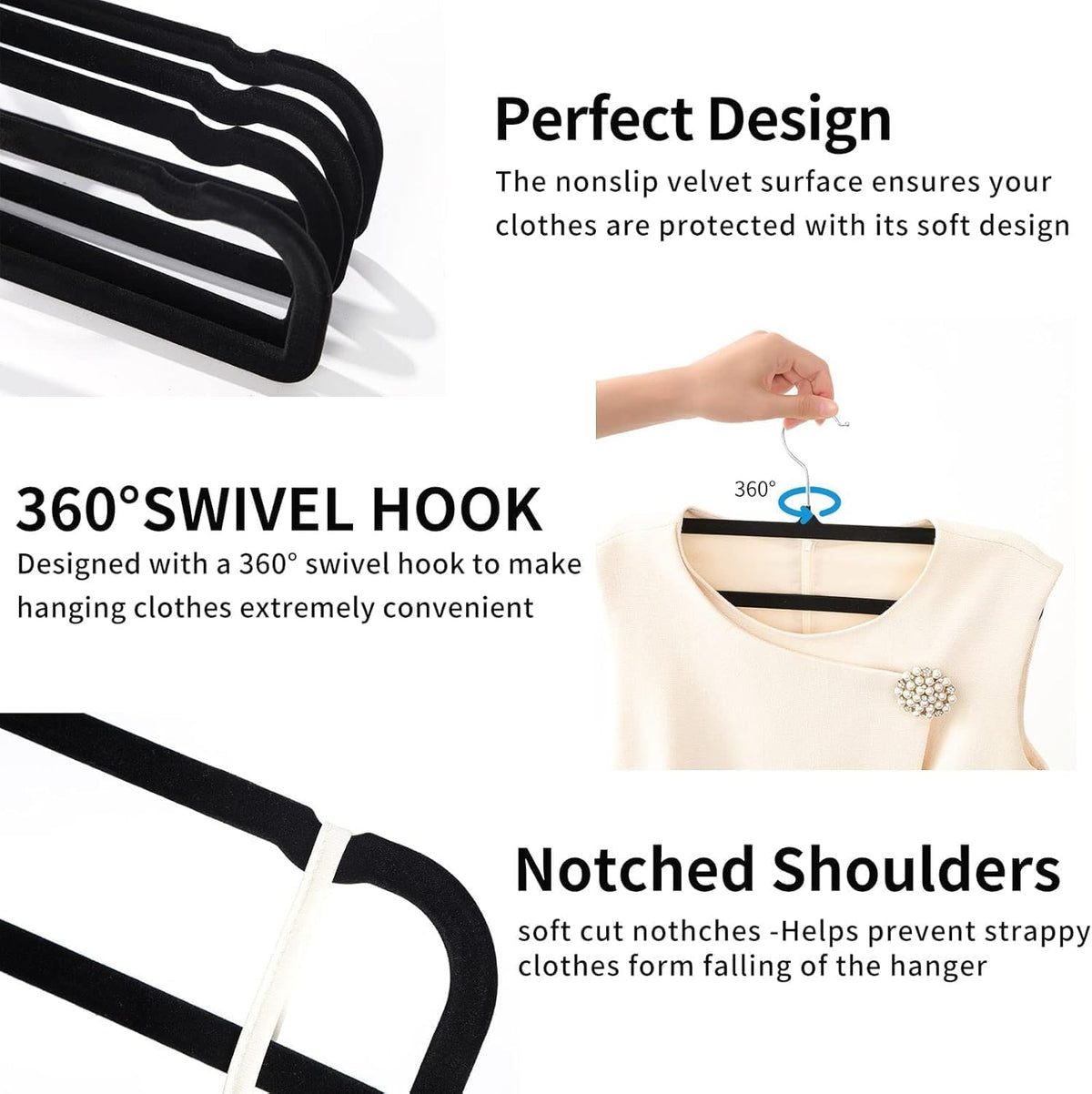 Velvet Hangers Non Slip - WJWSKI Official Imagery - 3