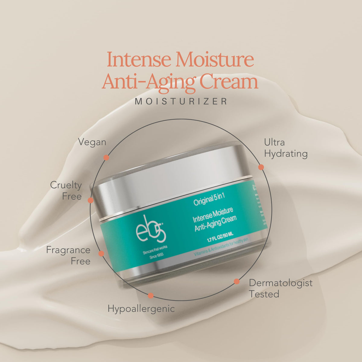 eb5 Intense Moisture Anti Aging Moisturizer Face and Neck - eb5 Official Imagery - 6