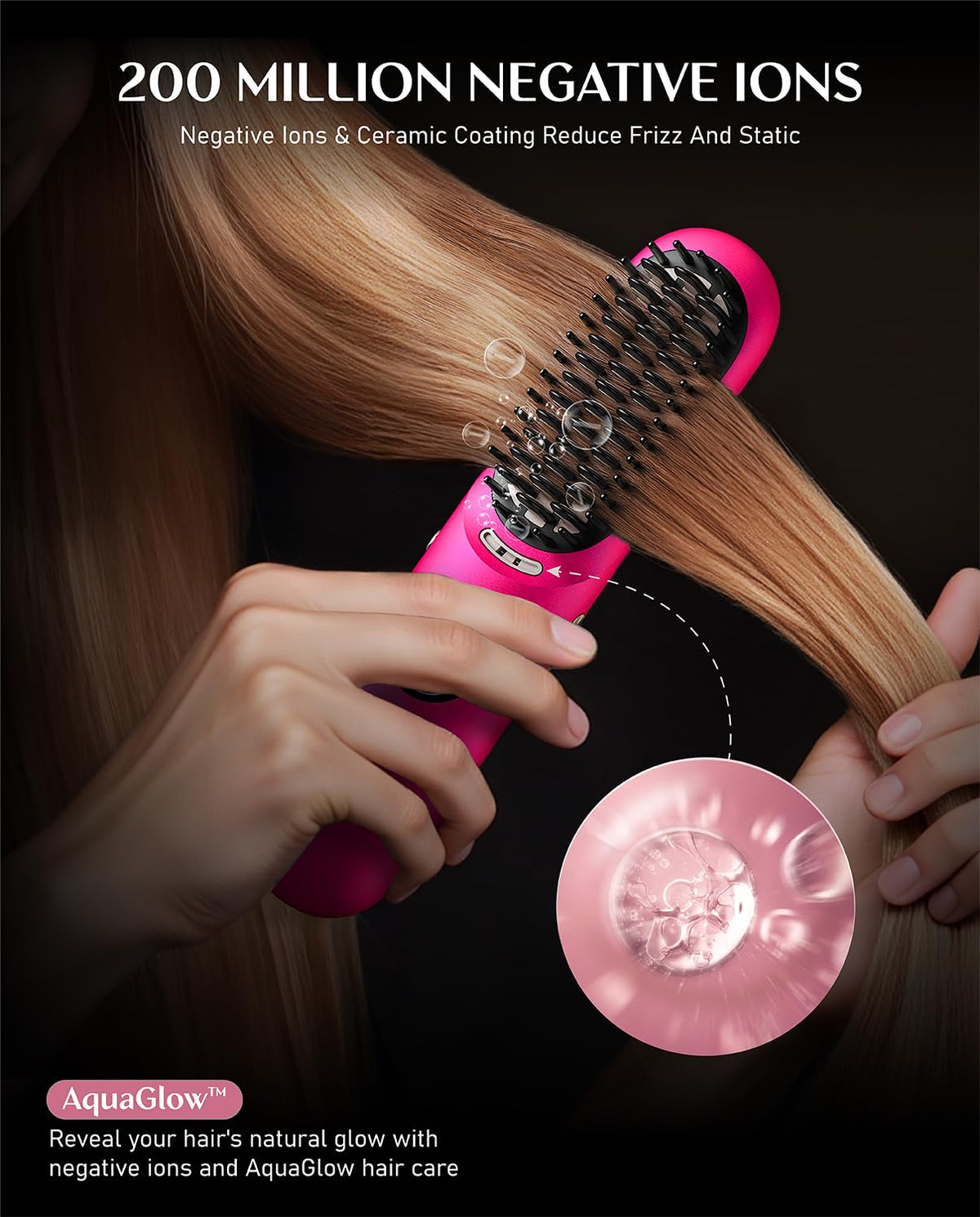 Fanttik Solo I10 APEX Portable Hair Straightener Brush - Fanttik Solo Official Imagery - 3