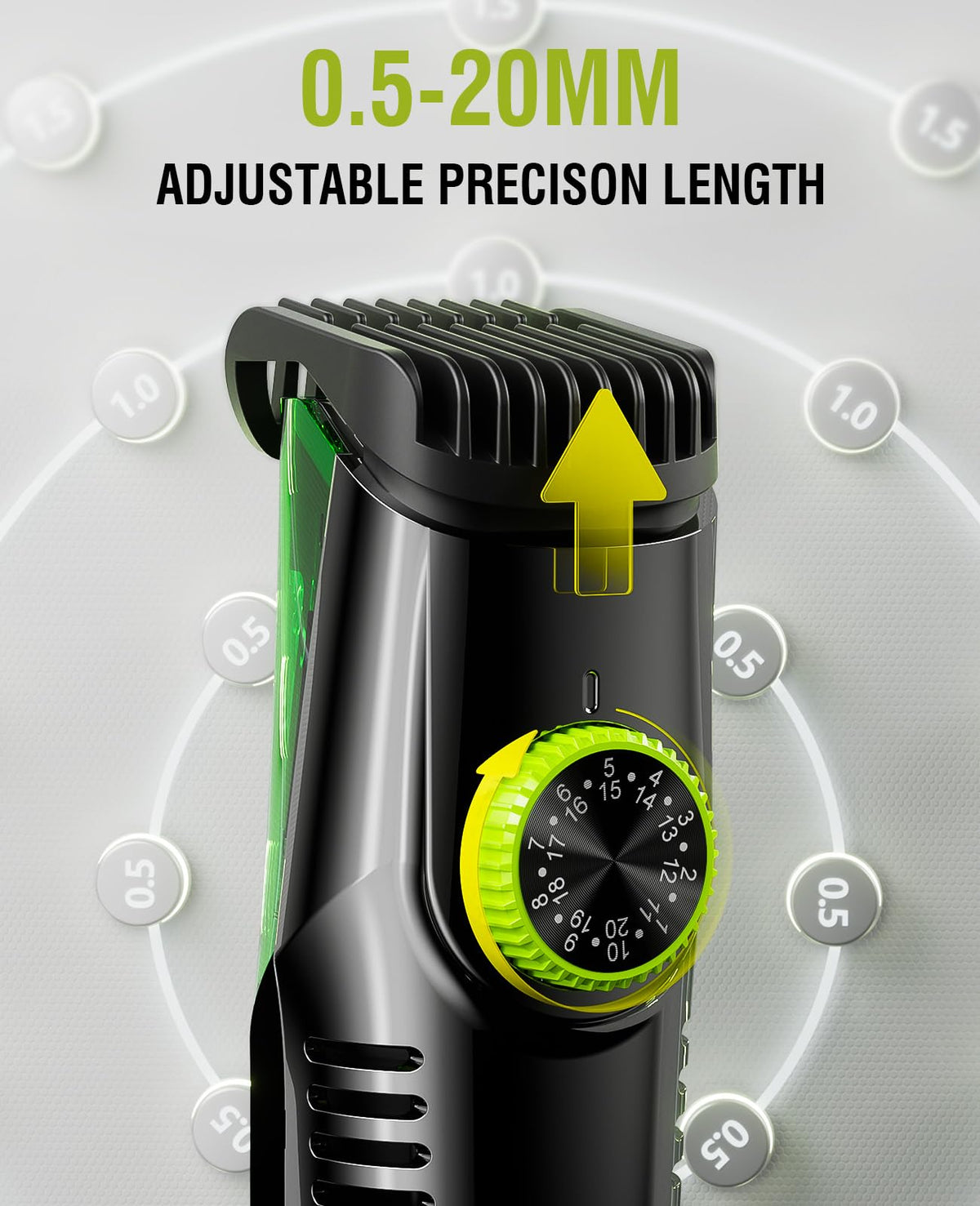 SHPAVVER Beard Trimmer for Men Vacuum Mustache Trimmer for - SHPAVVER Official Imagery - 7
