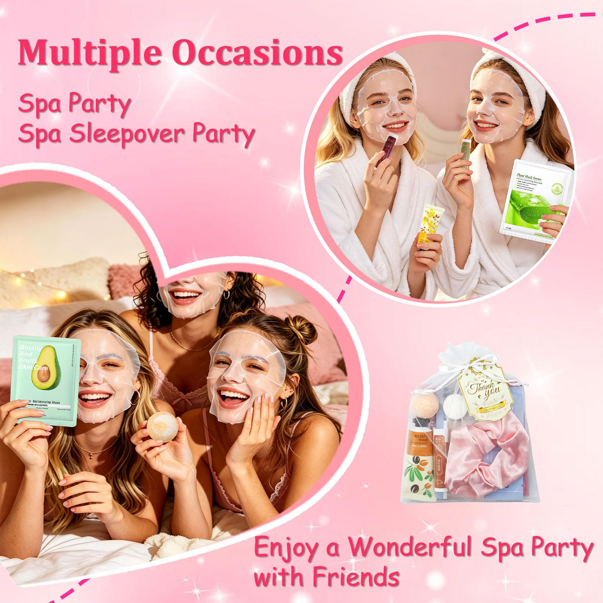 Comdian 200 PCS Spa Party Supplies for Women Spa Party - Comdian Official Imagery - 4