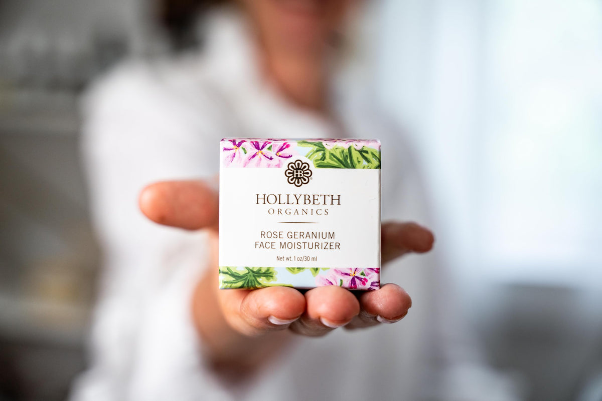 Rose Geranium Moisturizer - HollyBeth Organics Official Imagery - 4