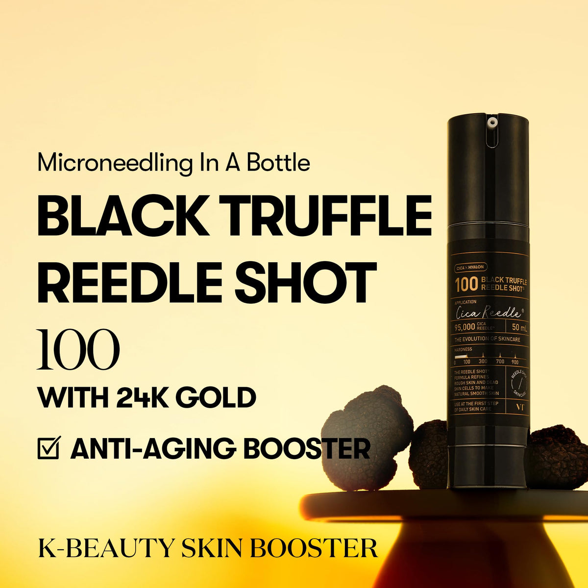VT COSMETICS Black Truffle Reedle Shot 100 Serum 1 69 fl oz - VT COSMETICS Official Imagery - 3
