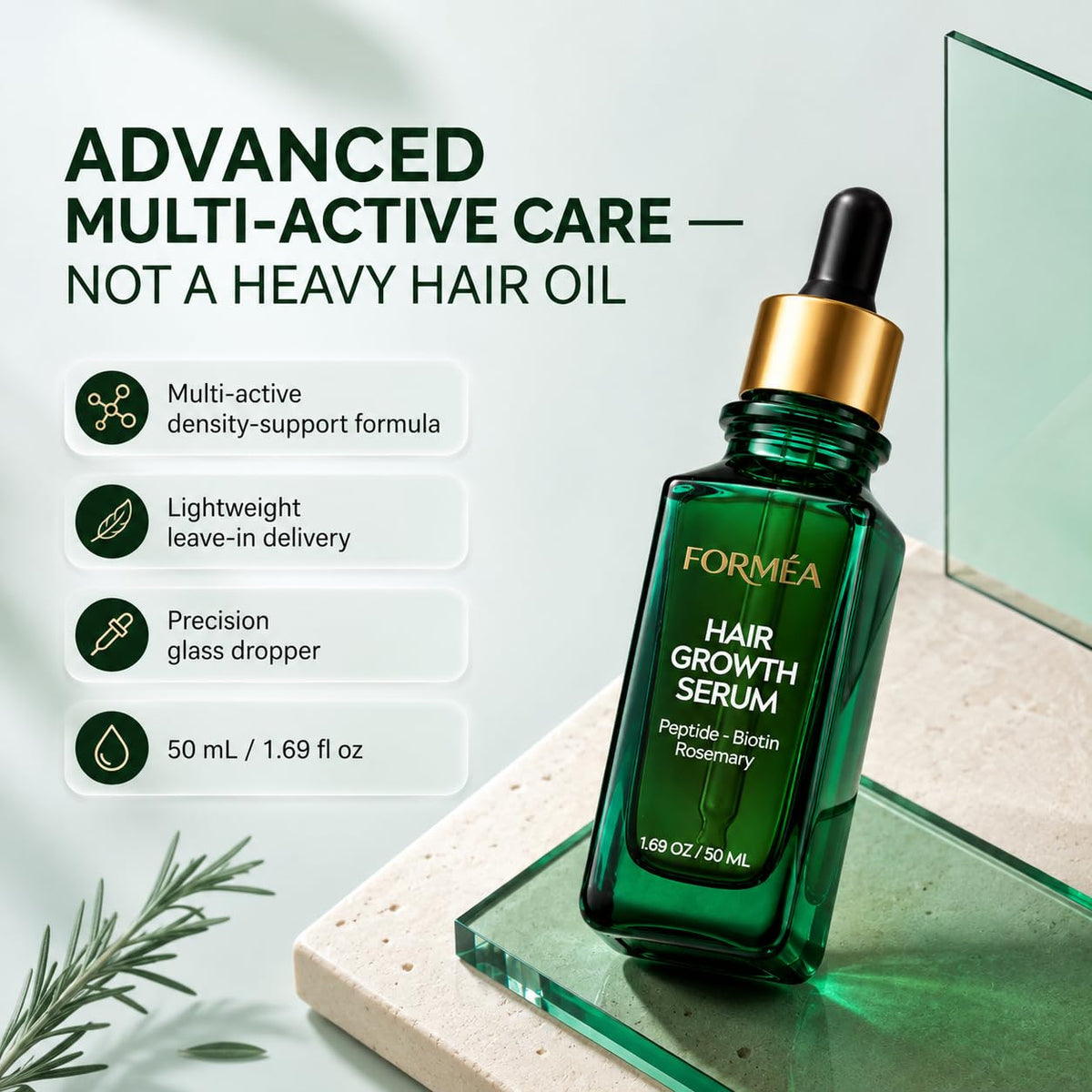 Hair Density Serum for Thinning Hair Multi Peptide 2DDR - Forméa Official Imagery - 8
