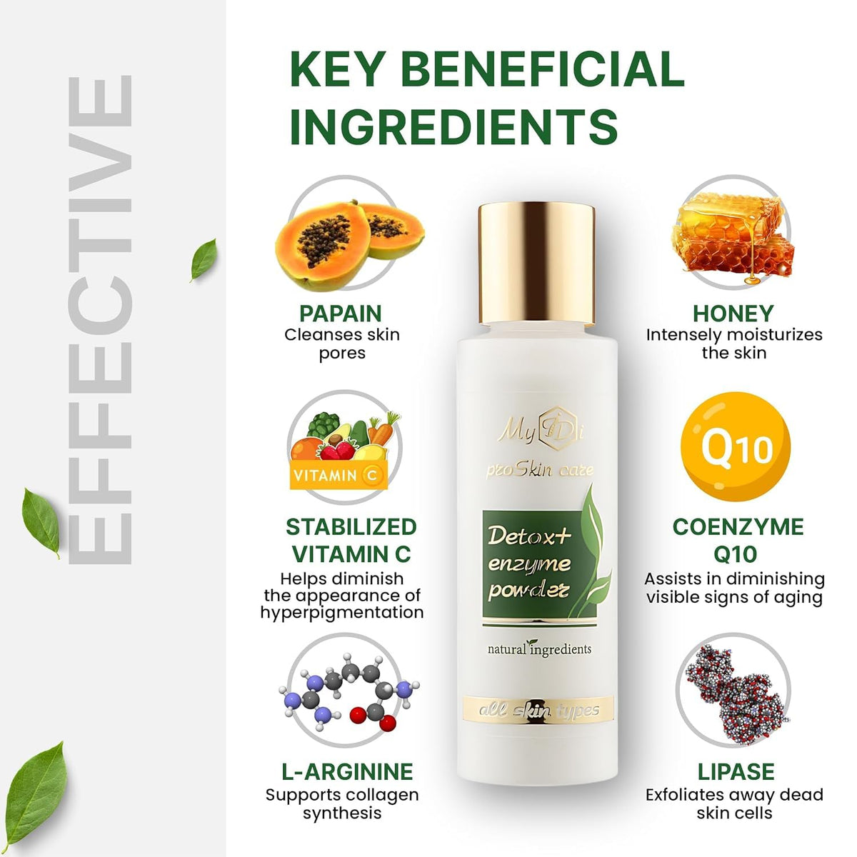 Cleanse Lift Duo Enzyme Powder Face Cleanser Lifting Power - MyIDi Official Imagery - 8
