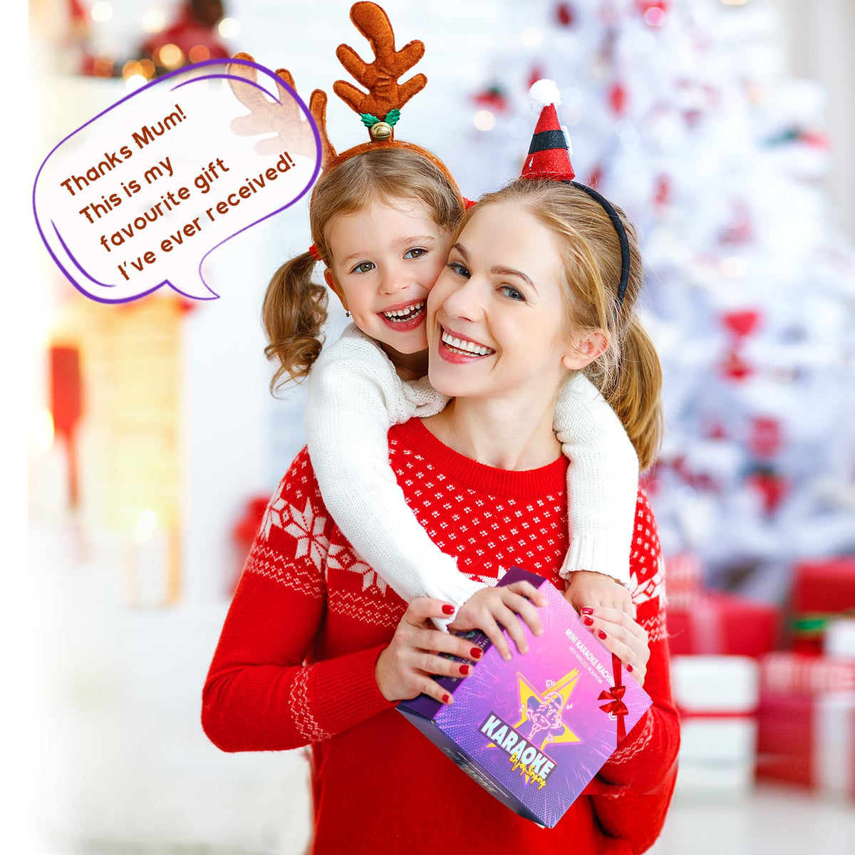 YLL Karaoke Machine for Kids Birthday Gifts for Girls 3 4 5 – close-up detail in Purple