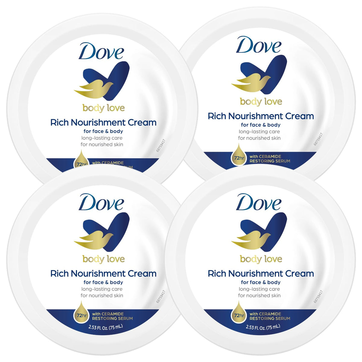 Dove Nourishing Body Care Face Hand and Body Rich – product photo (Creams)