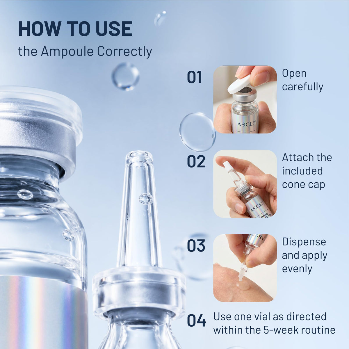 65 000ppm Exosome Skin Rejuvenating Intensive Serum - ASCE+ Official Imagery - 4