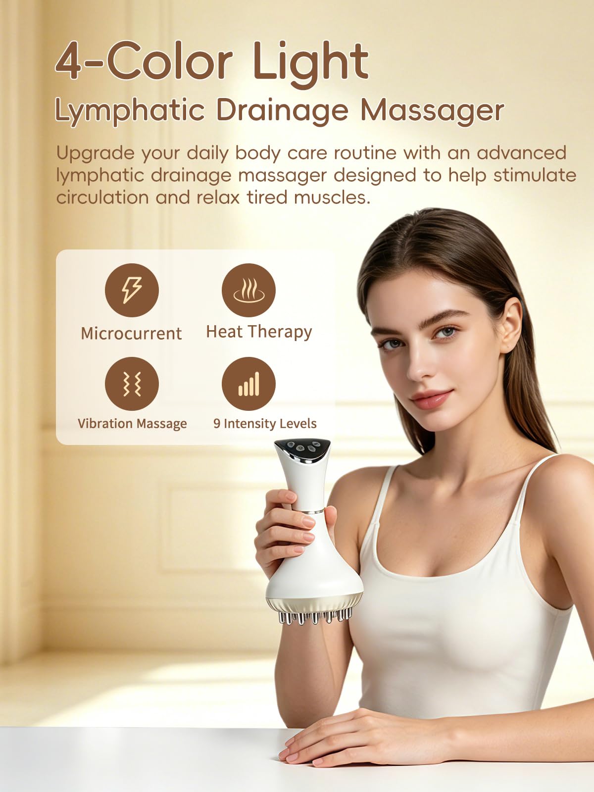 Lymphatic Drainage Massager for Body Body Massager with 4 - Teryva Official Imagery - 3