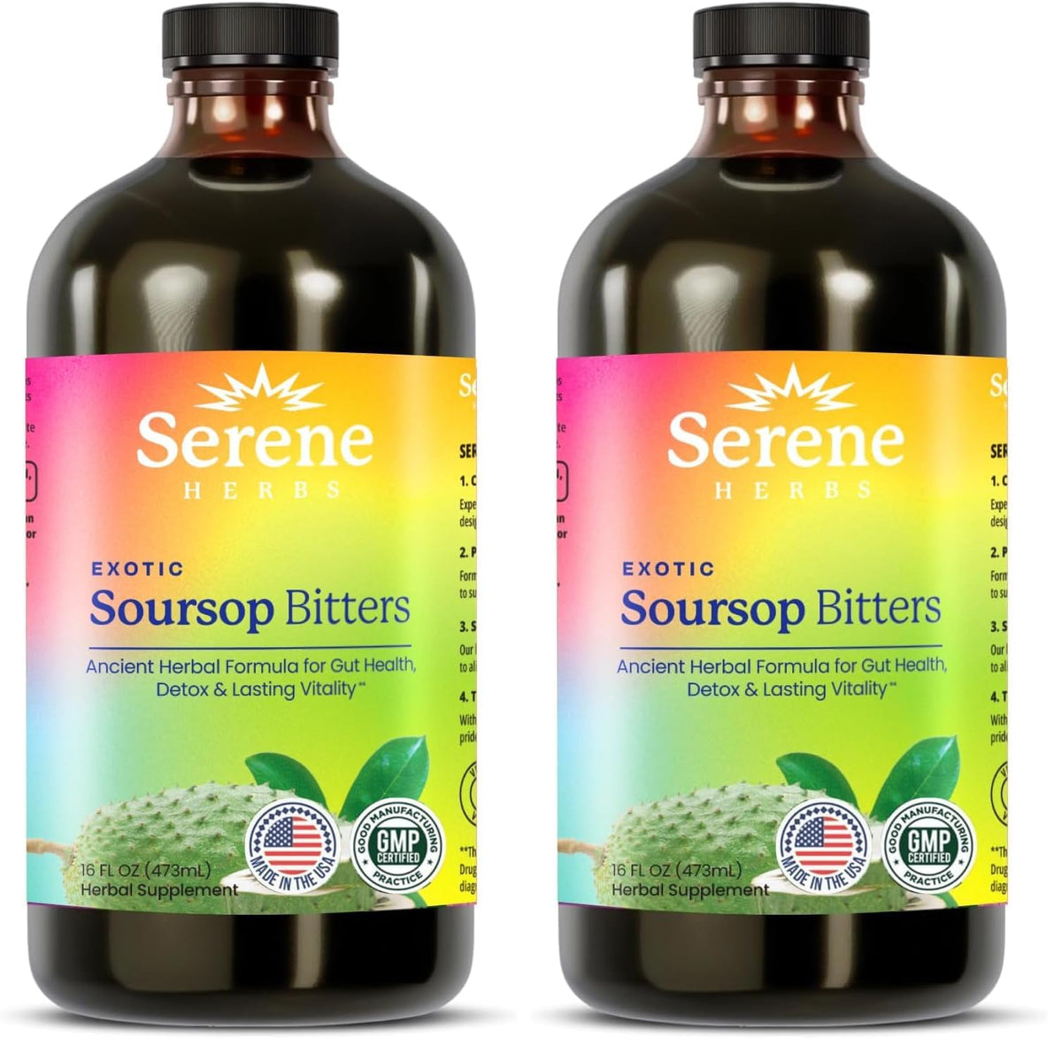 Serene Herbs Soursop Bitters Herbal Liquid with Soursop Leaf - Serene Herbs Official Imagery - 8