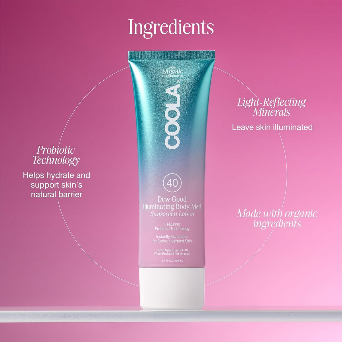 COOLA Dew Good Face Serum Body Glow Lotion SPF 30 SPF 40 2 - Premium Selection Official Imagery - 7