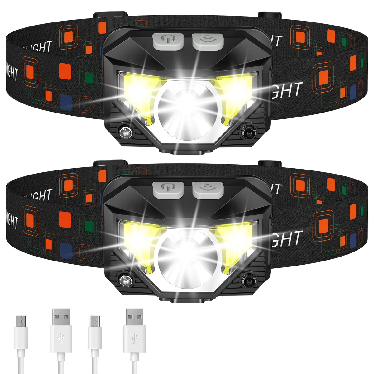 LHKNL Headlamp Flashlight Lumen Bright Head Lamps LED – product photo (Headlamps)