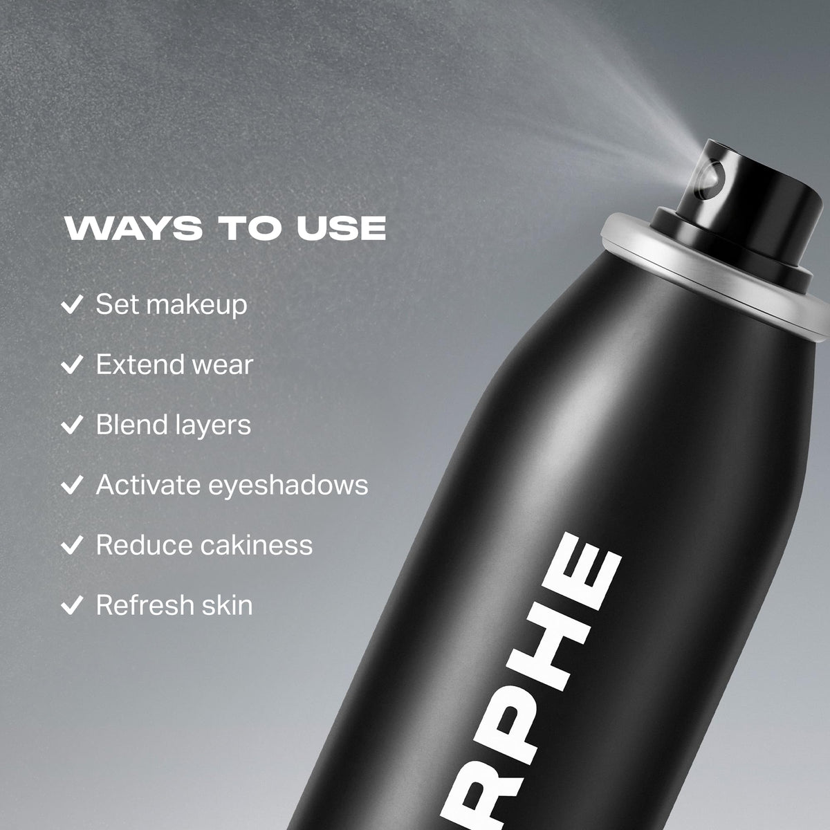 Morphe Continuous Setting Mist – alternate angle