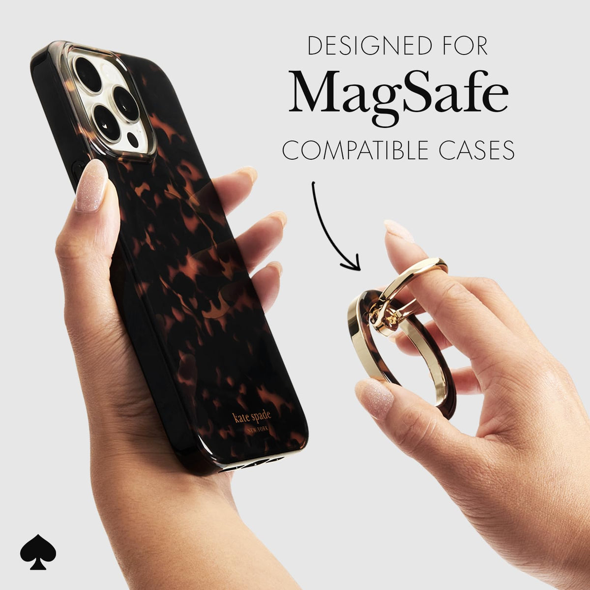 kate spade new york Magnetic Phone Ring Grip with Stand - Premium Selection Official Imagery - 8